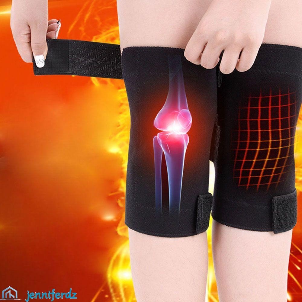 JENNIFERDZ Self Heating Knee Pad Bone hyperplasia Adjustable Knee Wrap ...