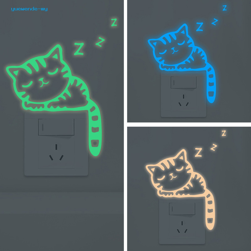 [YUE]Switch Sticker Glow-in-the-dark Non-fading Night Indication ...