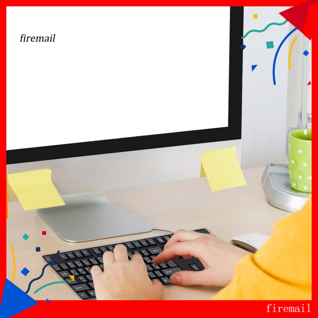 [FM] Desktop Keyboard Ergonomic Keyboard Multilingual Wired Keyboard ...
