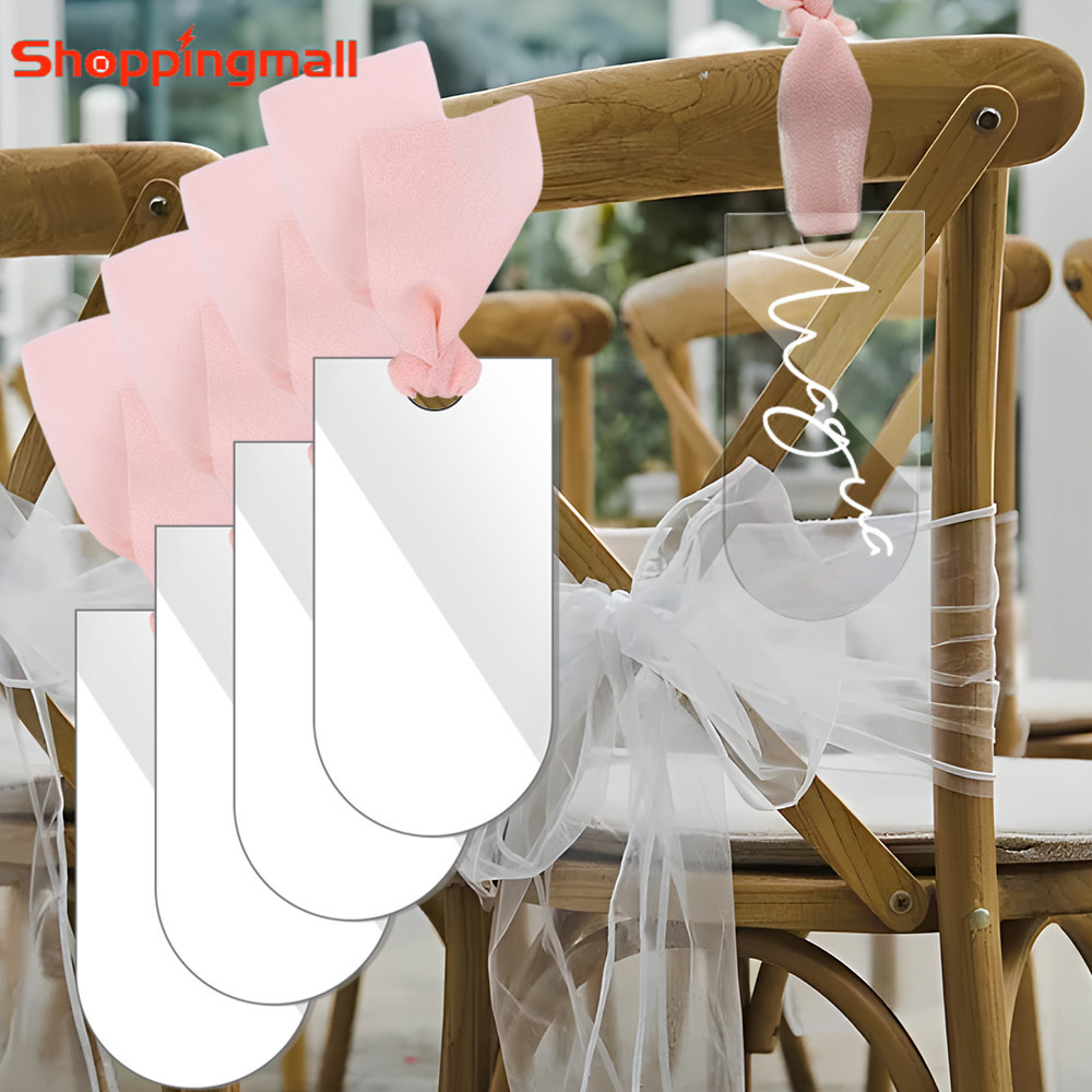 Writable Transparent Blank Acrylic Ribbon Business Card- Wedding ...