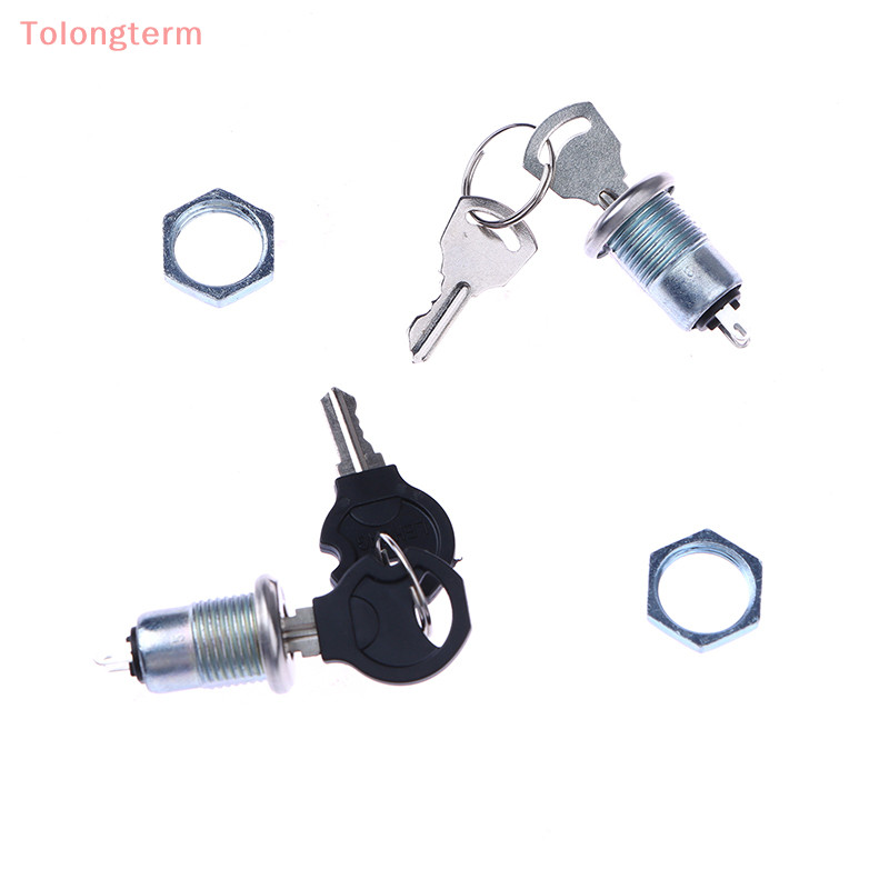 Tolongterm> 1 Set Phone Lock Security Power Switch S1203 2PIN 2 Keys ...