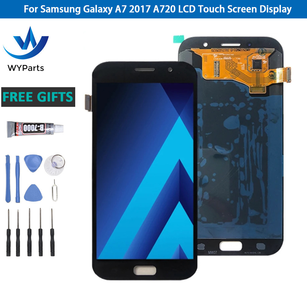 OLED for Samsung A7 2017 A720 A720F A720M LCD Touch Screen Digitizer ...