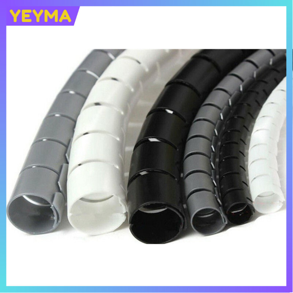 YEYMA - Line Organizer Pipe Protection Spiral Wrap Winding Cable Wire ...