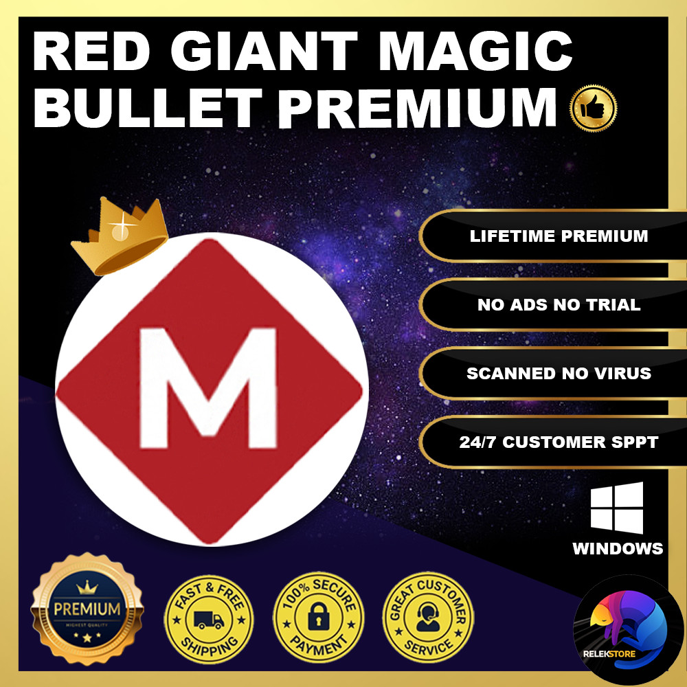 RED GIANT MAGIC BULLET ⭐ Full Version ⭐ Windows PC Software | Lifetime ...