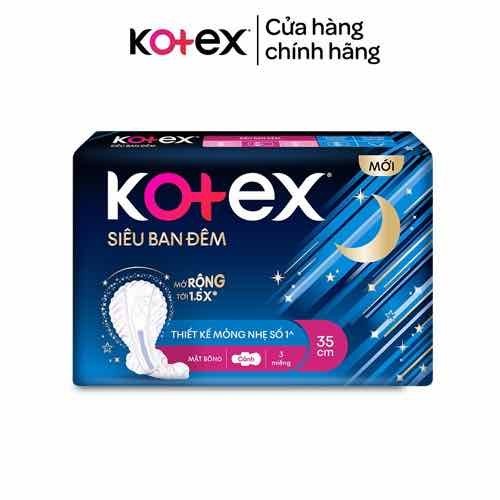 Kotex Style night tampons 35cm pack of 3 pieces (new model) Shopee