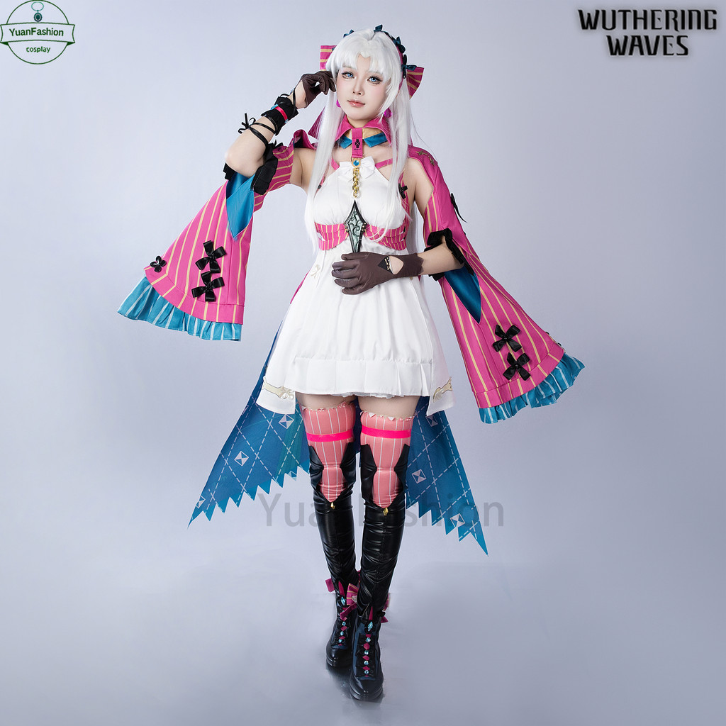 Game Wuthering Waves Carlotta Montelli Cosplay Costume