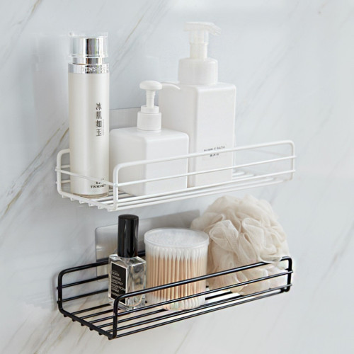 Stainless Steel Bathroom Toiletries Wall Mount Rack - Multipurpose ...