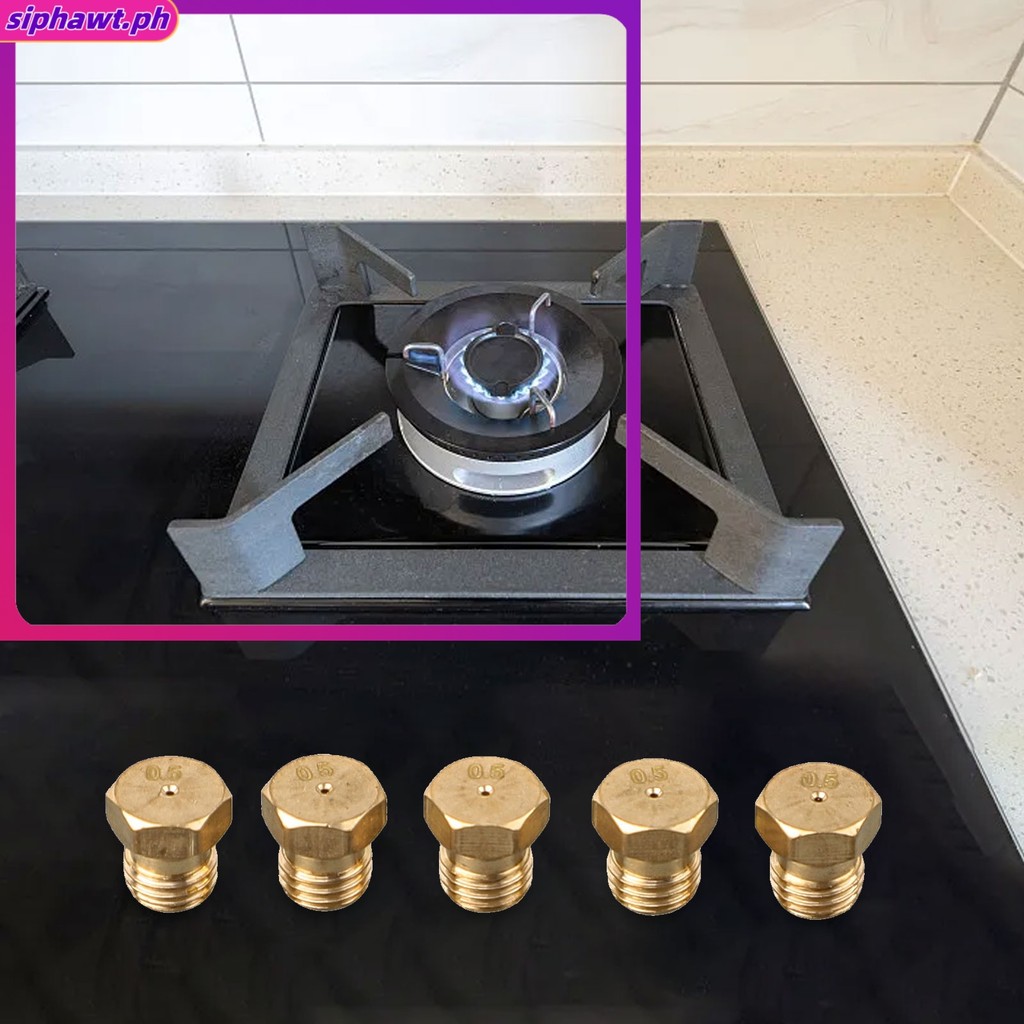 [HOT]5pcs for LPG Gas Jet Set Burner Gas Hob for LPG Conversion Kit ...