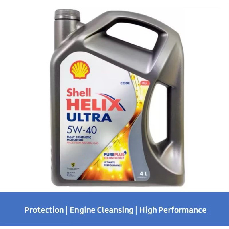 600039824 Shell Helix Ultra 5W40 Fully Synthetic Engine Oil 4L HK For ...