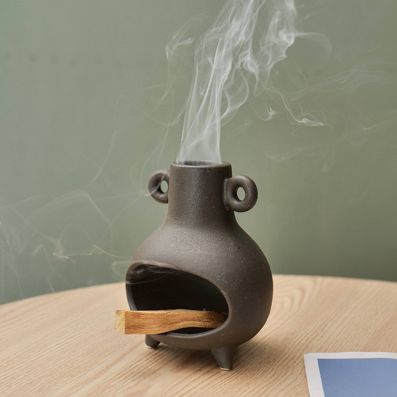 Ceramic Incense Burner Ceramic Aromatherapy Palo Santo holder Palo ...