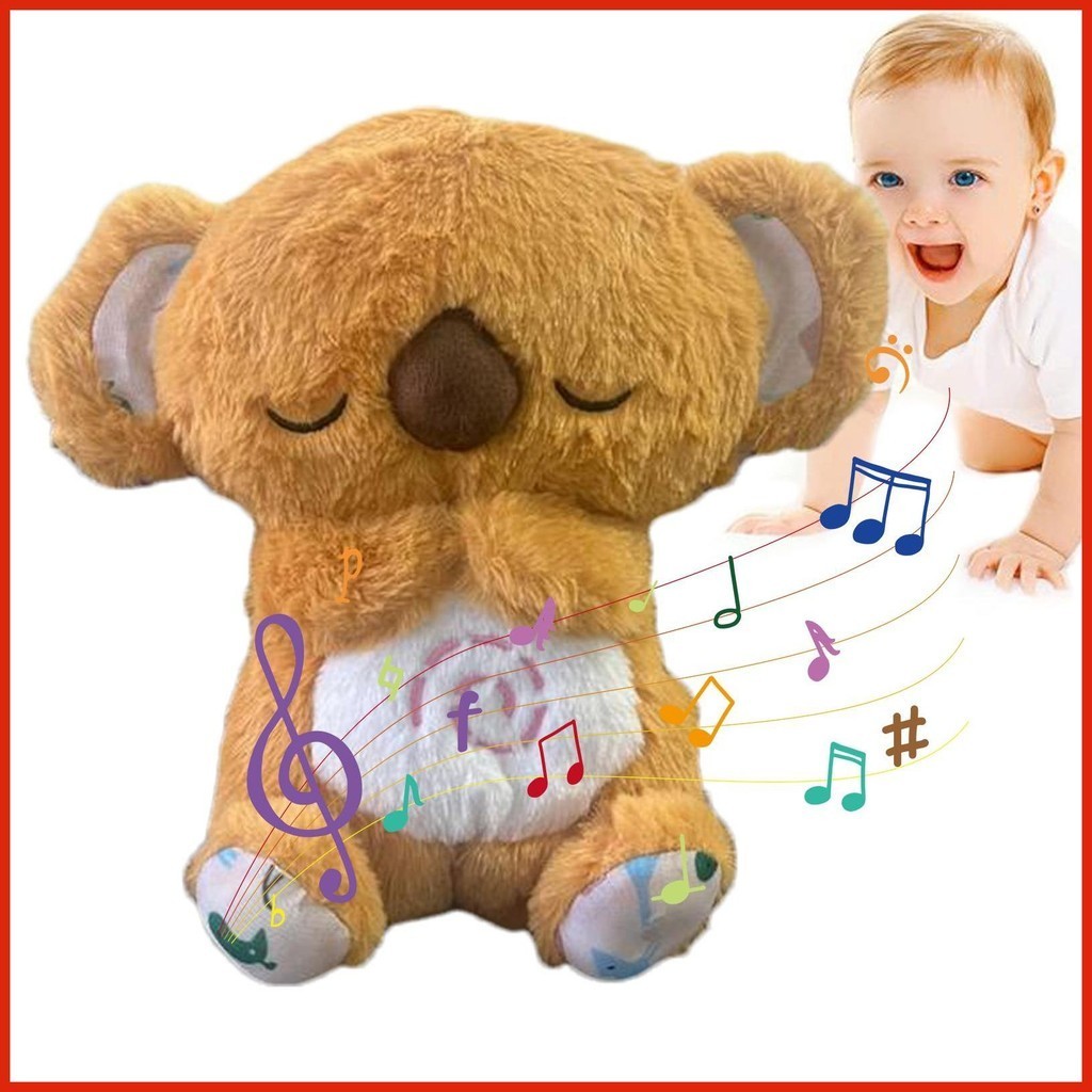 Kids Sleep Soother Koala Bear Breathing Toy Kids Sleep Soother Pillow ...