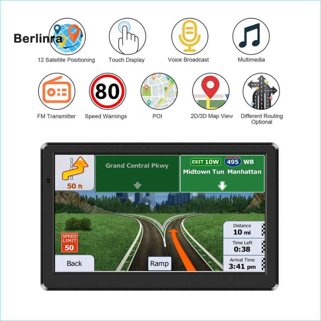 Br Truck Gps Navigation Car Gps Navigation System 7-inch Touch Screen ...