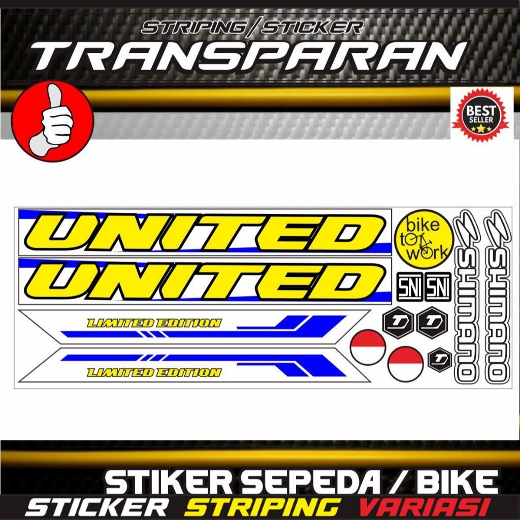 All BMX BIKE STRIPING STICKERS TRANSPARENT UV STRIPLING BIKE TRANSFER ...