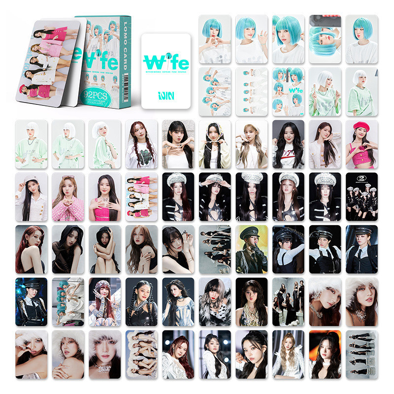 92PCS Kpop Gd Cards,Gd Photo Cards Gd Power Album Carte,Mini Photo Cards Album Set Per Fan