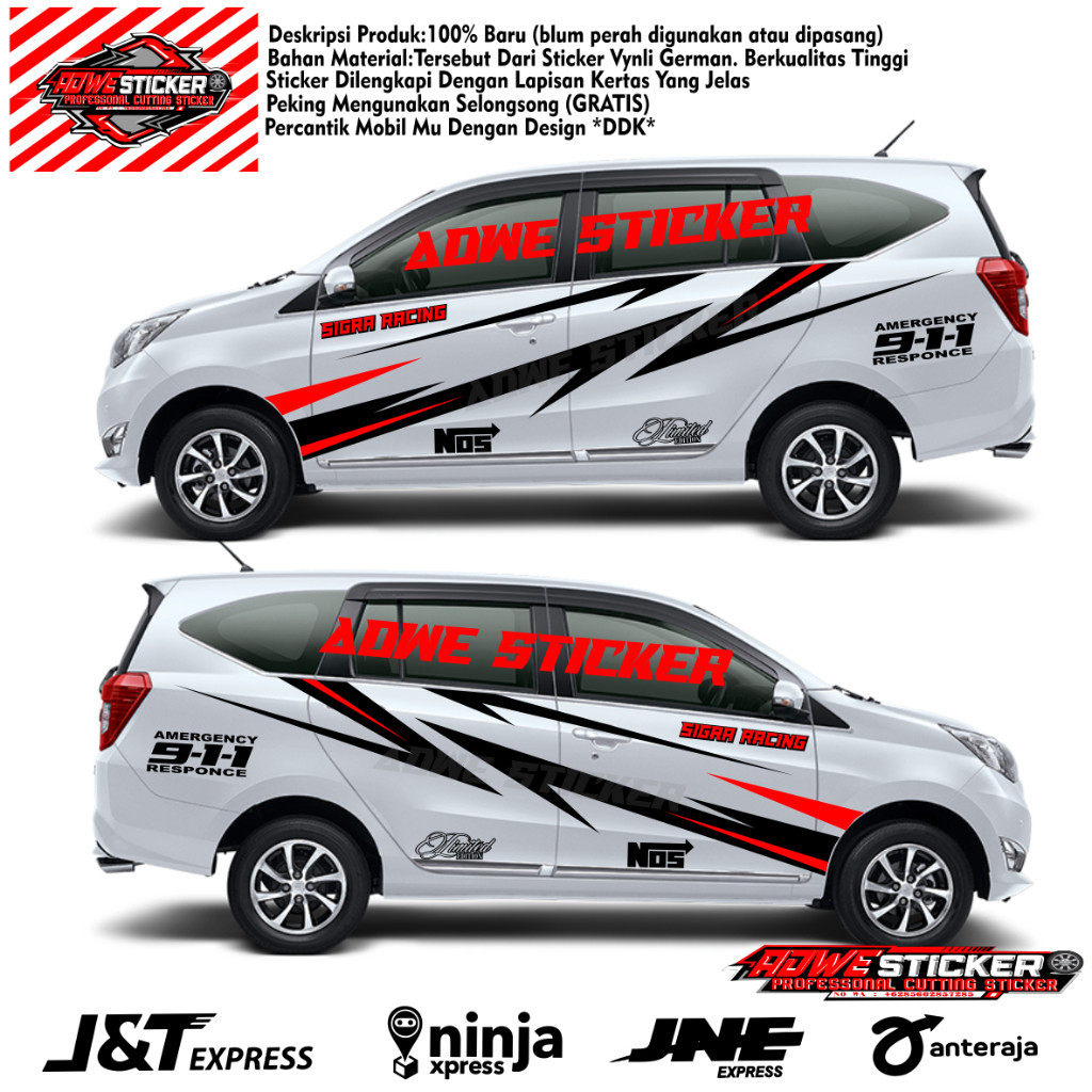 Sticker CUTTING sticker DAIHATSU SIGRA Car sticker TOYOTA Sogan CUTTING ...