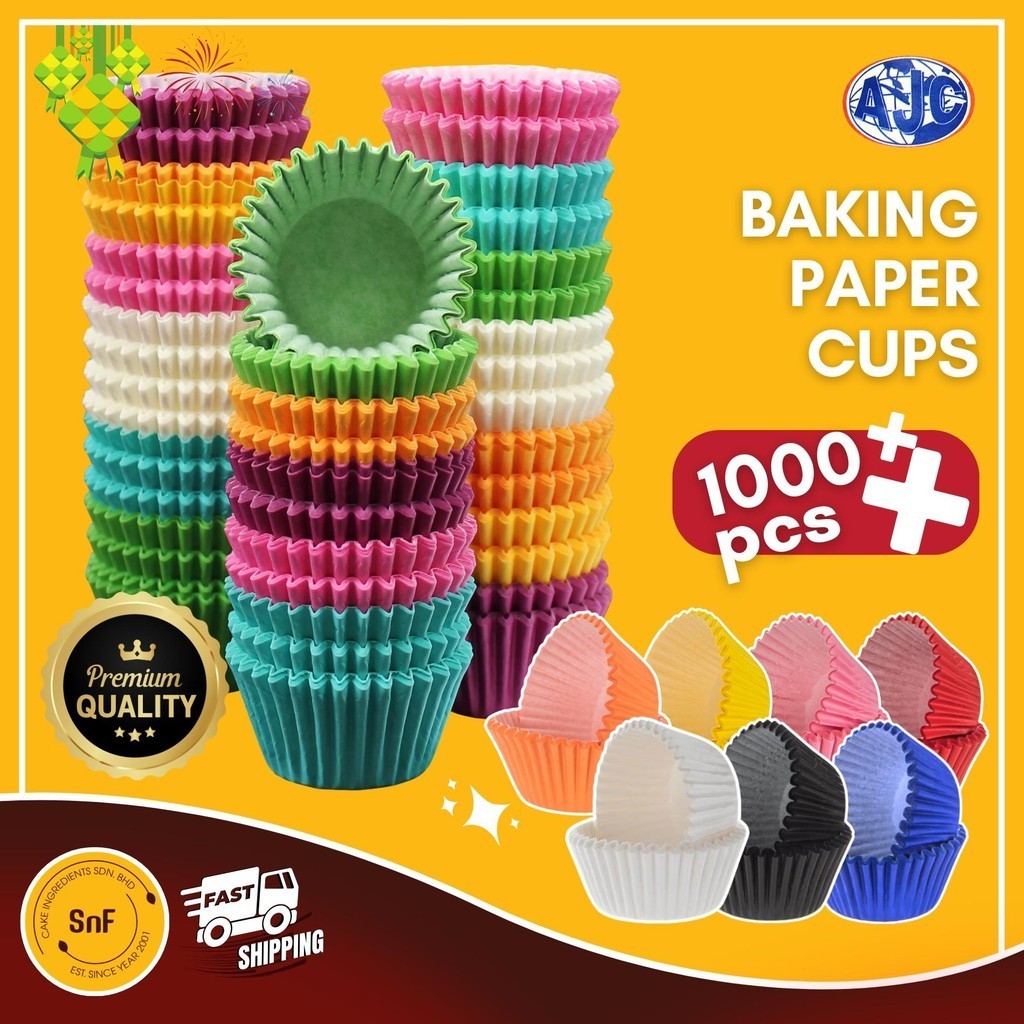 AJC Baking Paper Cups Paper Cup Cookies Case Cawan Biskut Bekas Biskut ...