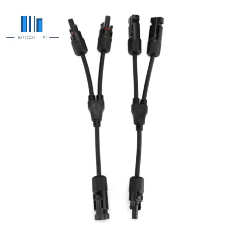 Solar Connectors Y Branch Parallel PV Adapter Cable Wire Plug Tool Kit ...