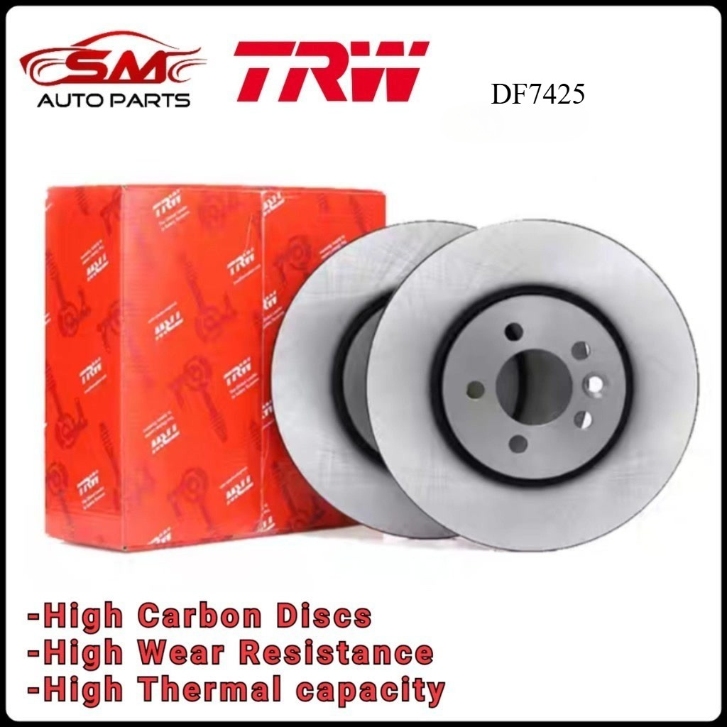 TRW - Toyota Altis 2008- Rear Disc Rotor Set ( DF7425 ) | Shopee Malaysia