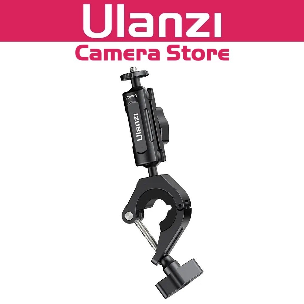 Ulanzi CM025 Handlebar Clamp Bike Motorcycle Mount for Action Camera ...