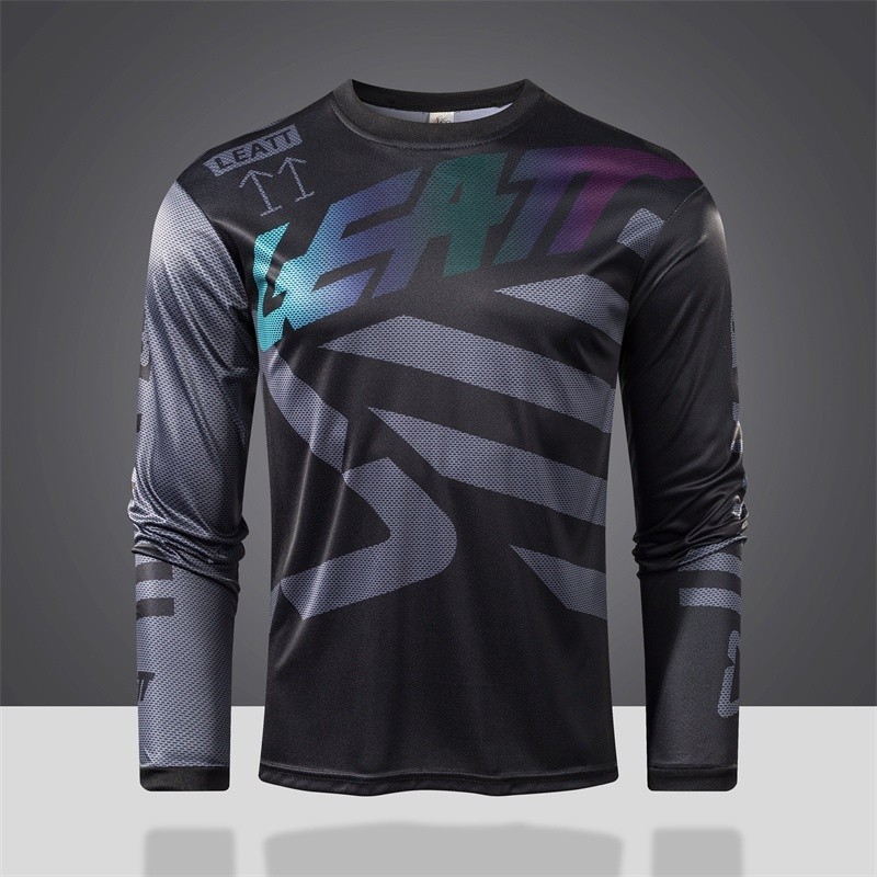 Motorcycle jersey rider long sleeved cycling men's new bicycle rider ...