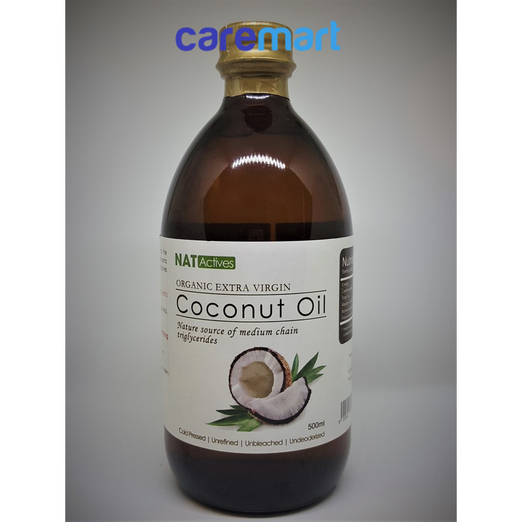 Natactives Organic Extra Virgin Coconut Oil 500ml Exp012026 Shopee Malaysia 6727