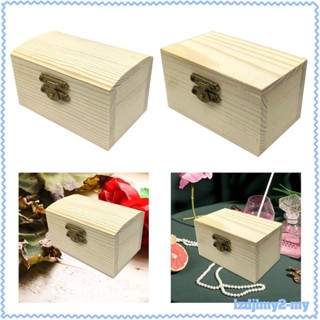 [lzdjlmybbmy] Unfinished Wooden Box, Wooden Box, Jewelry Display Case 