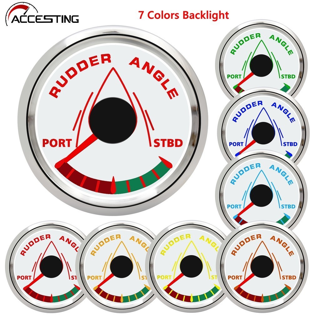 52mm Rudder Angle Indicator Gauge Waterproof Meter 0-190 ohm with ...