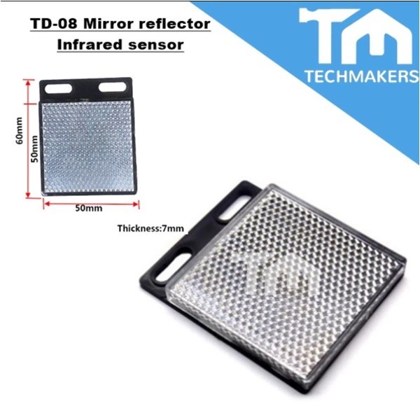 Feedback Type Photoelectric Switch Reflector TD-08 Mirror Infrared Sensor Switch E3JK-R4M1 Accessories Mirror