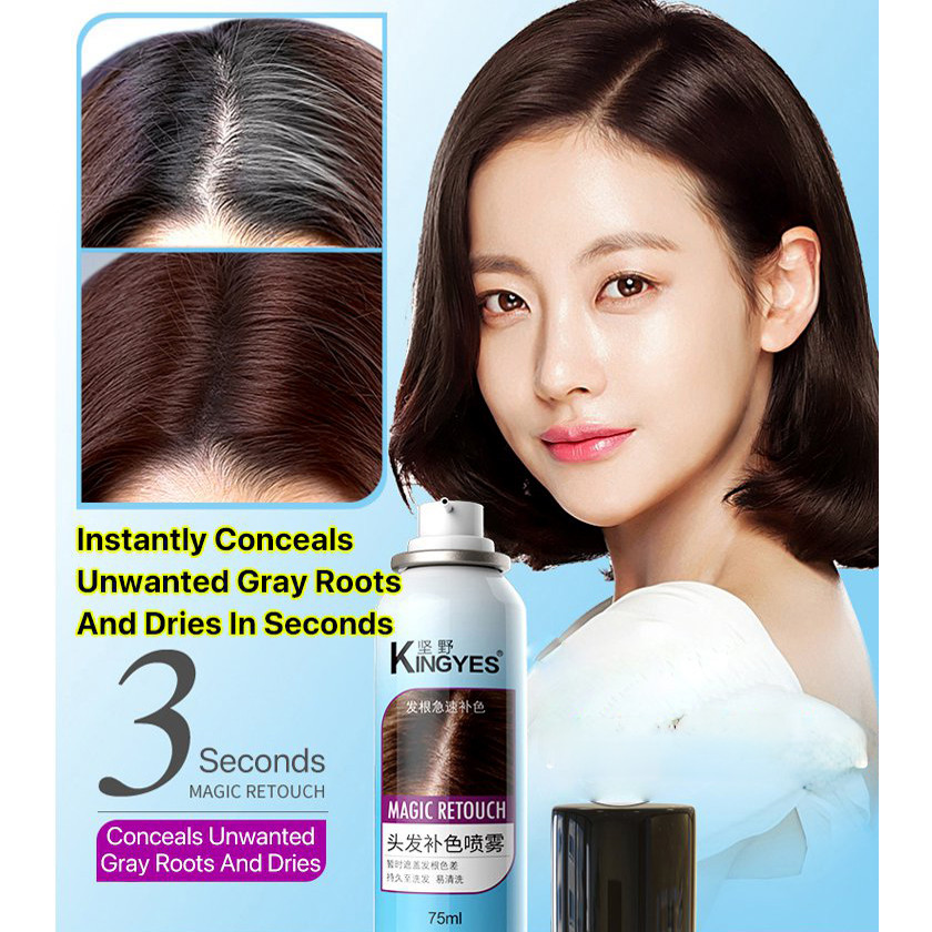 【STOCK】Magic Root Retouch Hair Color Spray Beautiful Hair Dye Coloring/Hair Color Spray Cover Up