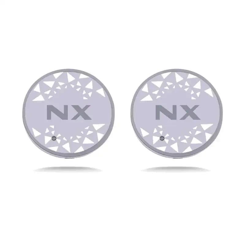 68mm LED Car 7color Coaster Water Cup Holder for Lexus NX Logo RX200T