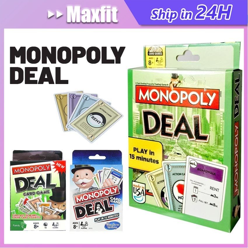 Monopoly Deal Card Board Game International Monopoly Toy Board Games