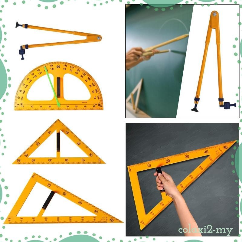 [ColaxiefMY] Math Geometry Ruler Drawing Math Geometry Tool Large ...