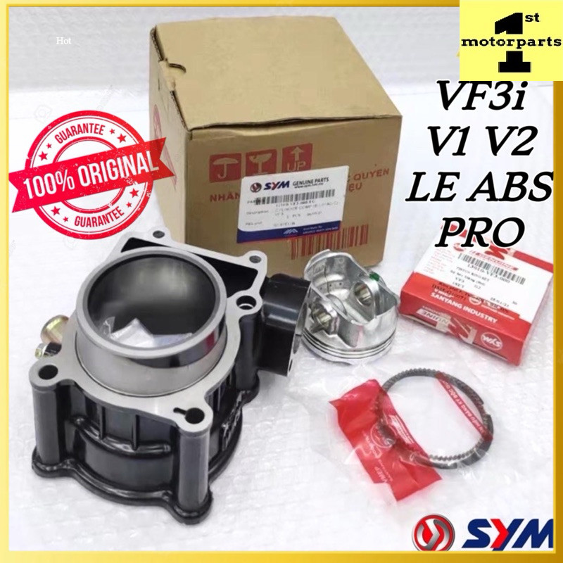 [100% ORI SYM] VF3i V1 V2 LE ABS VF3 PRO CYLINDER BLOCK COMPLETE SET ...