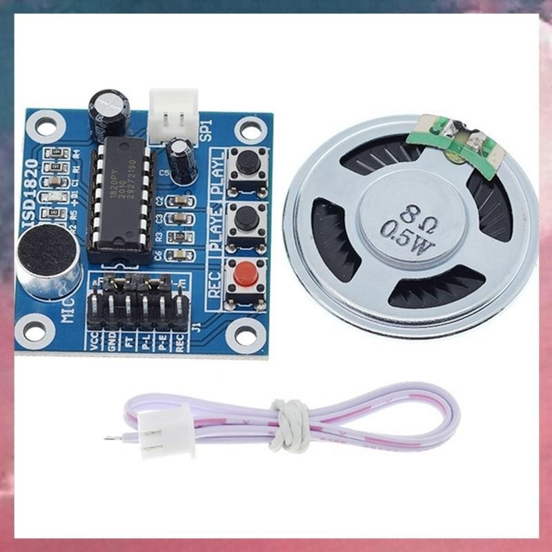 thumbnail image 2 of ISD1820 Voice Recorder And Playback Module | 10-Second Recording Board For DIY Projects & Electronics 2 of 5