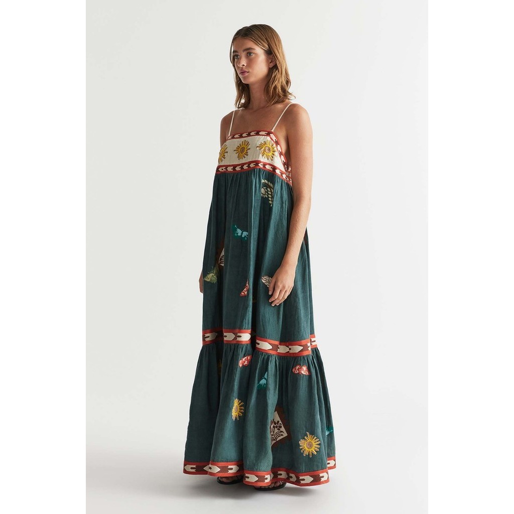 Sling Iti Printing Large Swing Dress Dresses main image 1