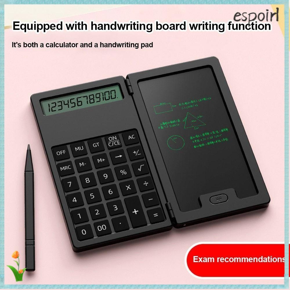 ESPOIR Scientific Calculators, 12-Digit LCD Notepad Math Calculator ...