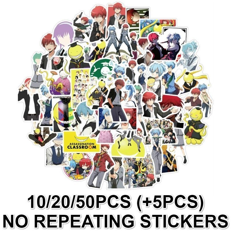 New Assassination Classroom Anime Stickers Graffiti Stickers Car Decal Shopee Malaysia 