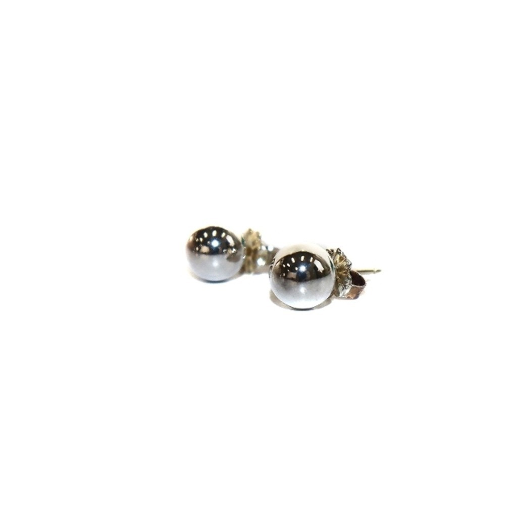 Tiffany Hardware Ball Stud Earrings Double Ear 925 Silver Direct from ...