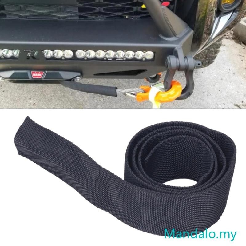 MEET Durable Rope Sleeve Heavy-Duty Winch Rope Nylon Tows Strap ...
