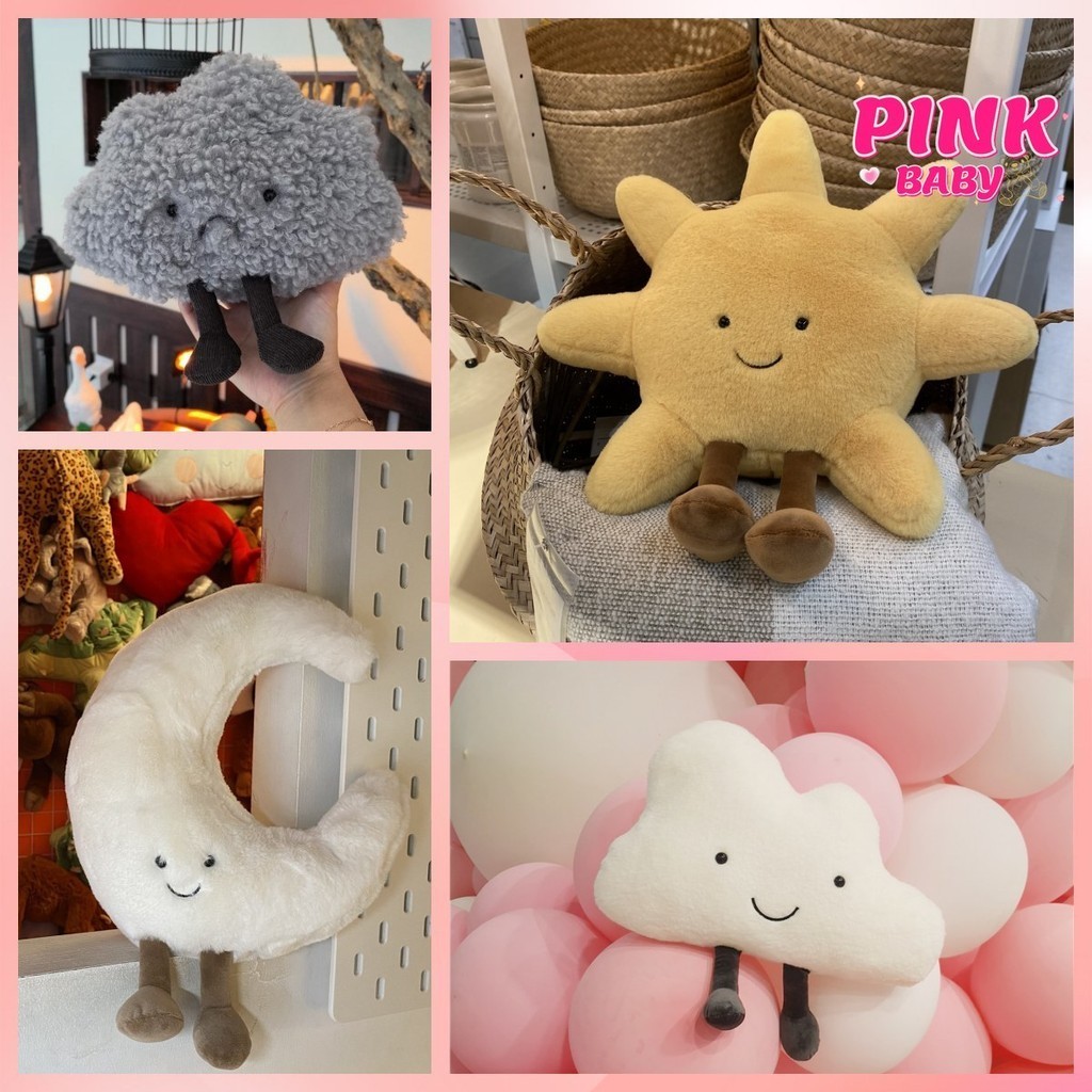 Cute Cloud Plush Doll Angry Dark Cloud Teddy Bear Plush Toy Soft Sun ...