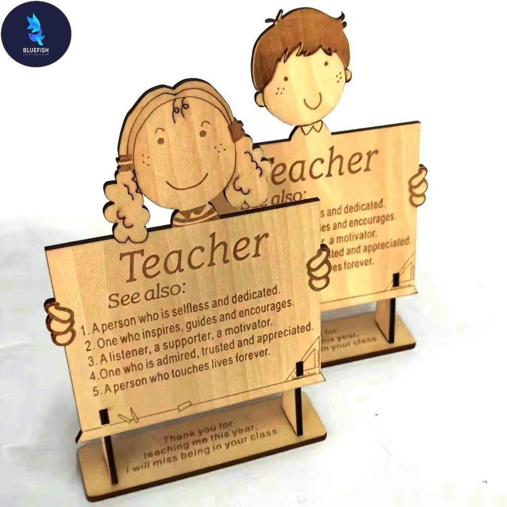 Bf Mini Signage Hadiah Hari Guru Teacher S Day Gift Guru Cikgu
