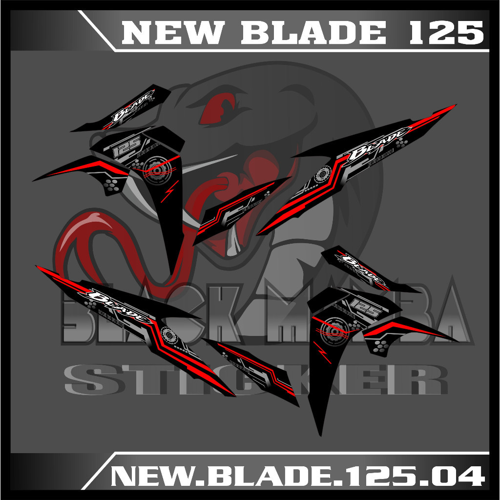 Sticker Striping NEW BLADE 125 Decal Sticker list Variation NEW BLADE ...