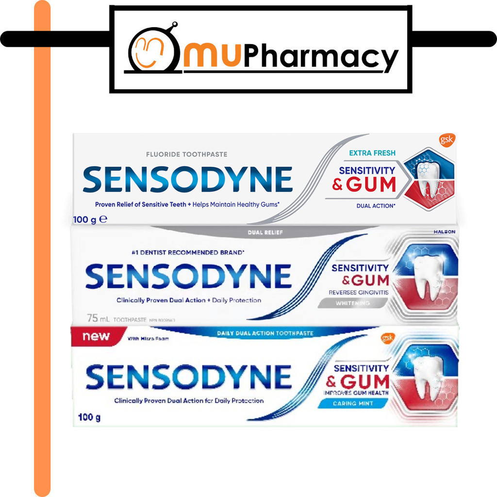 Sensodyne Sensitivity & Gum Original/ Whitening/ Extra Fresh Toothpaste ...