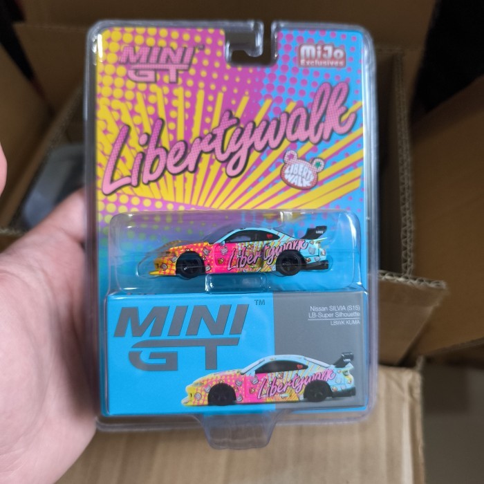 Mini GT Mijo Blister Nissan Silvia S15 LBWK Kuma LB Super Silhouette ...