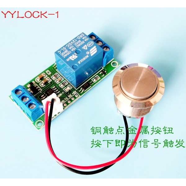 Self-locking Switch Module Controller High Level Trigger Relay One ...