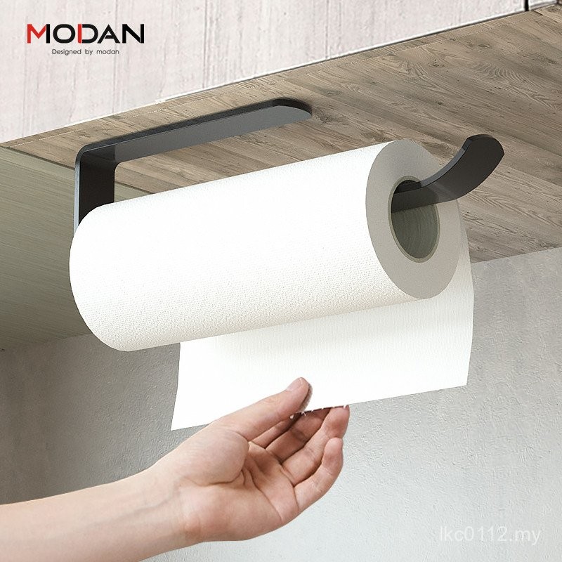 She Rack Paper Towel Rack Perforation-Free Paper Wall-Mounted Hanger ...