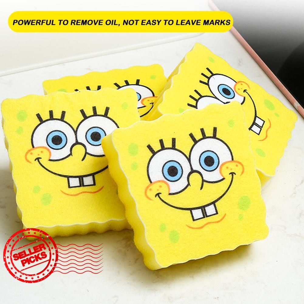 Spongebob Squarepants Kitchen Wipe Cute Rag Cartoon Remove Cleaning To ...