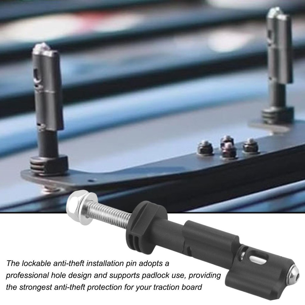 Car Traction Board Pins 4pcs Lockable Traction Board Mounting Pins Anti