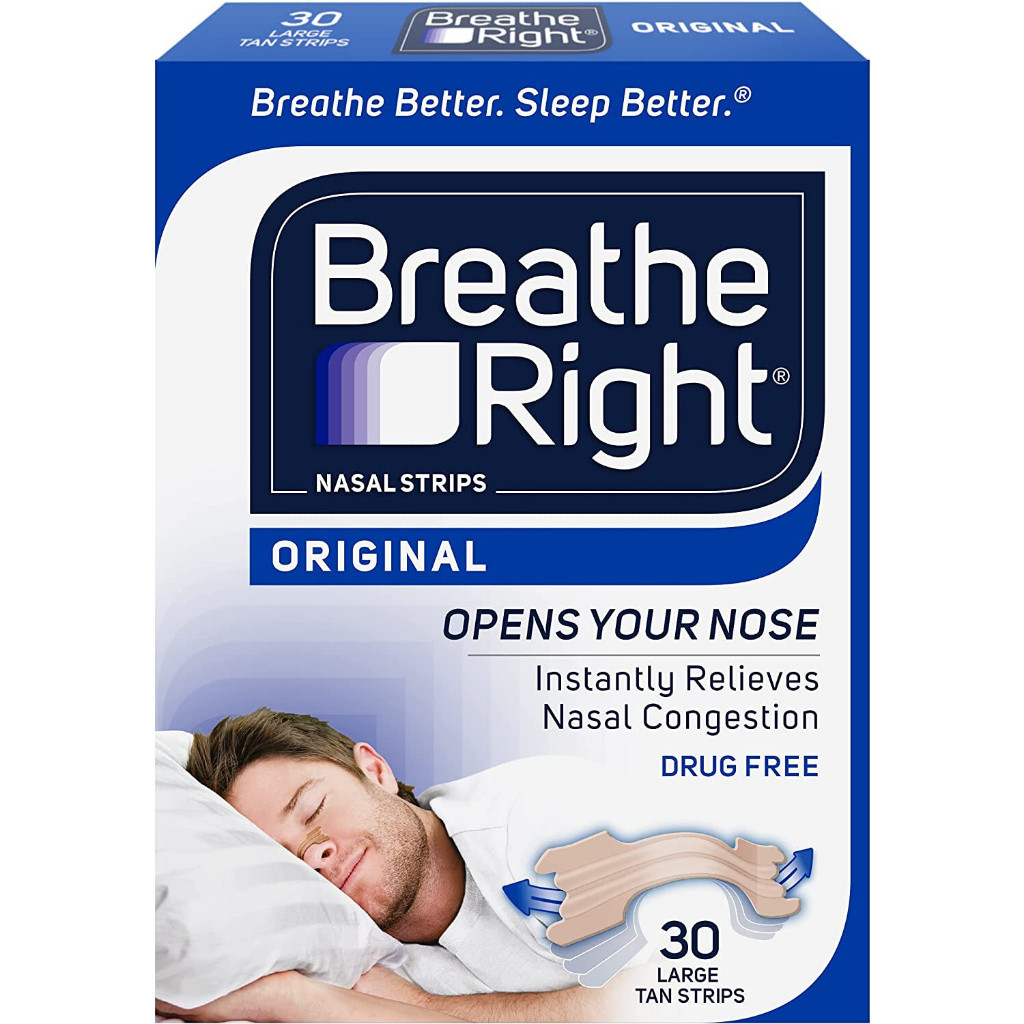 Breath Right & Breathe Well (new Packaging) Nasal Strip Anti Snoring 