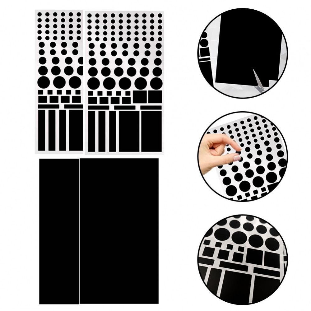 1*Light Dimming Stickers BLACK Blocking Stickers Electronics Car PVC ...